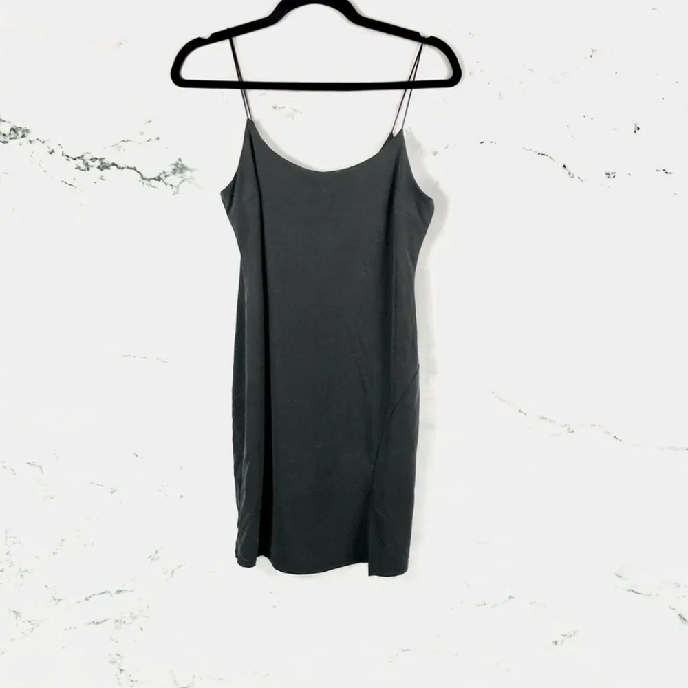 Urban Outfitters - Strappy Soho Cupro Bodycon Mini Dress | Size Medium, Black - Picture 9 of 15